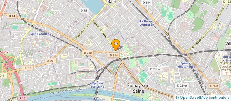 localisation de l'entreprise AUX DELICES D'ORIENT à EPINAY-SUR-SEINE