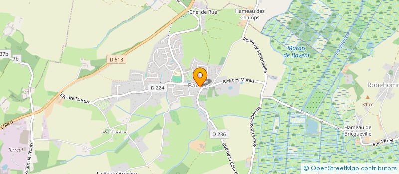 localisation de l'entreprise AUX DELICES DE BAVENT  BAVENT