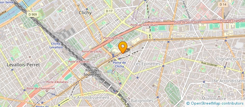 localisation de l'entreprise AUX DELICES DE BESSIERES  PARIS