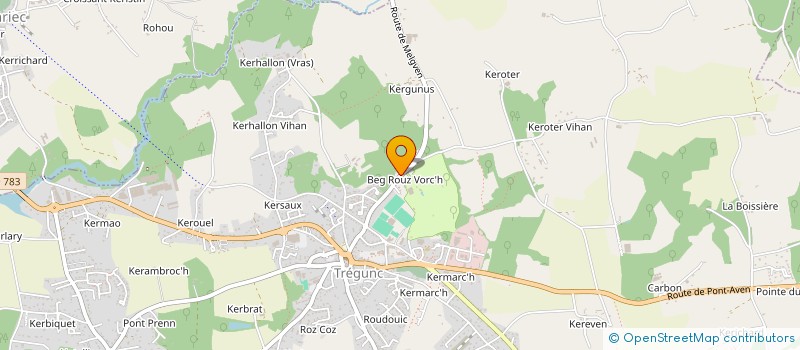 localisation de l'entreprise AUX DELICES DE BRETAGNE à TREGUNC