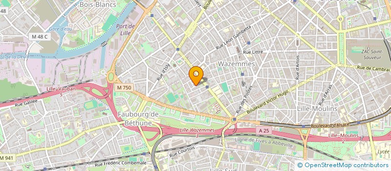 localisation de l'entreprise AUX DELICES DE BRUNO ET D'EMILIE à LILLE
