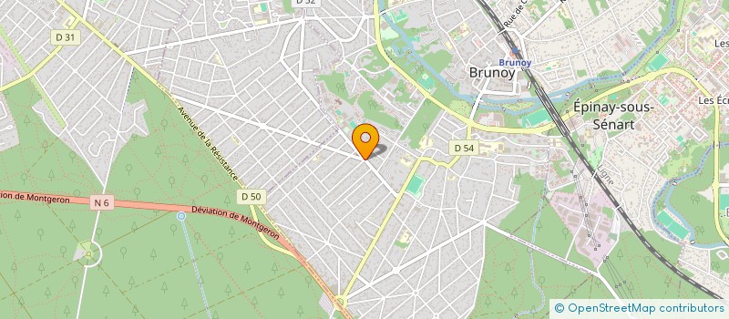 localisation de l'entreprise AUX DELICES DE BRUNOY à BRUNOY