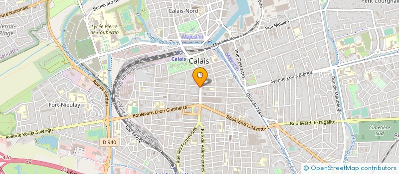 localisation de l'entreprise AUX DELICES DE CALAIS à CALAIS