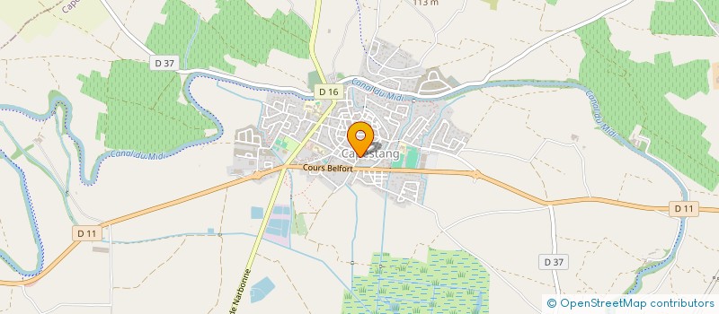 localisation de l'entreprise AUX DELICES DE CAMIL  CAPESTANG