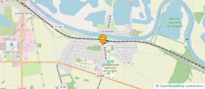 localisation de l'entreprise AUX DELICES DE CANNES ECLUSE  CANNES-ECLUSE