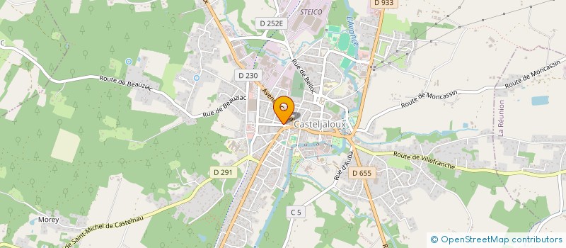 localisation de l'entreprise AUX DELICES DE CASTEL  CASTELJALOUX