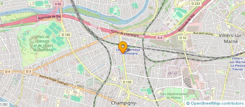 localisation de l'entreprise AUX DELICES DE CHAMPIGNY à CHAMPIGNY-SUR-MARNE