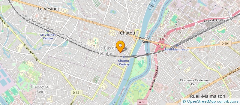 localisation de l'entreprise AUX DELICES DE CHATOU à CHATOU