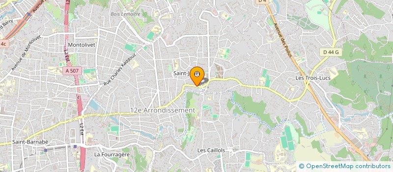 localisation de l'entreprise AUX DELICES DE CHAUD PAIN  MARSEILLE