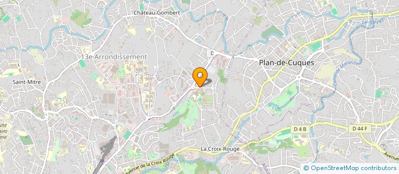 localisation de l'entreprise AUX DELICES DE CHRISTINE  MARSEILLE