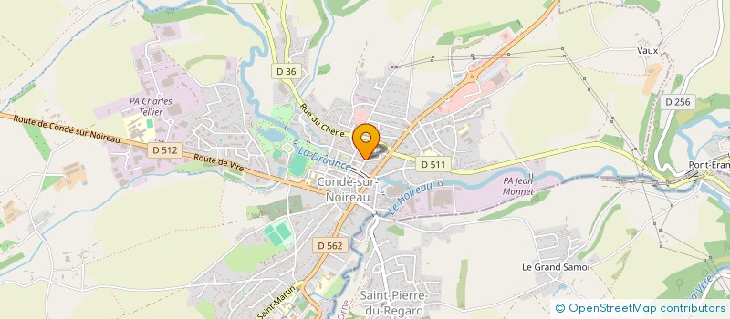localisation de l'entreprise AUX DELICES DE CONDE à CONDE-EN-NORMANDIE