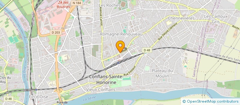 localisation de l'entreprise AUX DELICES DE CONFLANS  CONFLANS-SAINTE-HONORINE
