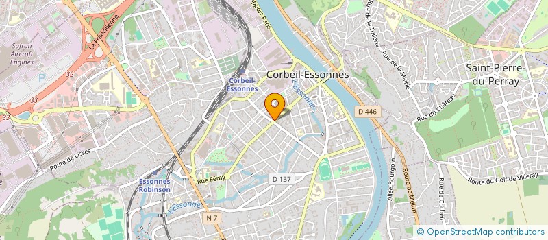 localisation de l'entreprise AUX DELICES DE CORBEIL à CORBEIL-ESSONNES
