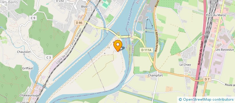 localisation de l'entreprise AUX DELICES DE FABRICE à SAINT-GEORGES-LES-BAINS