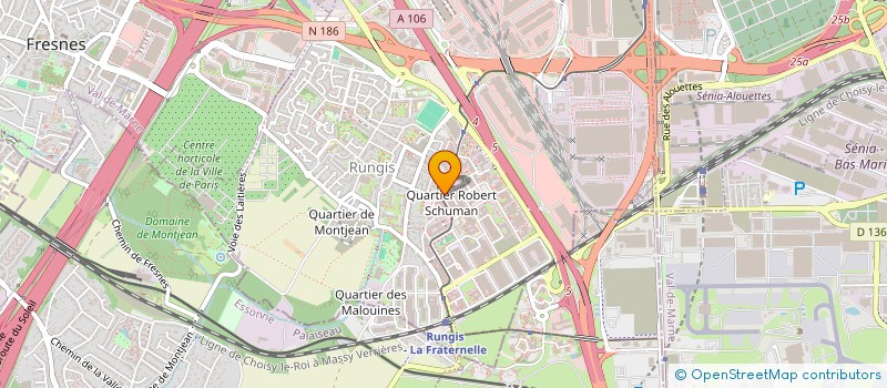 localisation de l'entreprise AUX DELICES DE FRANCE à RUNGIS