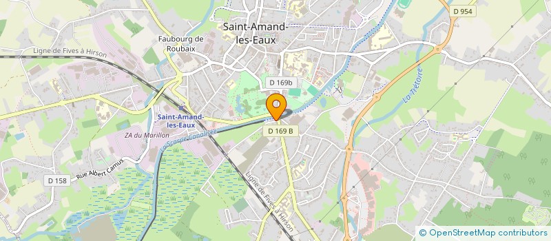 localisation de l'entreprise AUX DELICES DE FRANCE à SAINT-AMAND-LES-EAUX