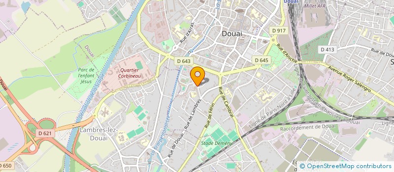 localisation de l'entreprise AUX DELICES DE GAYANT à DOUAI