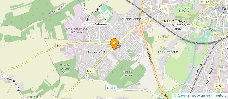 localisation de l'entreprise AUX DELICES DE GIULIA à VERNOUILLET