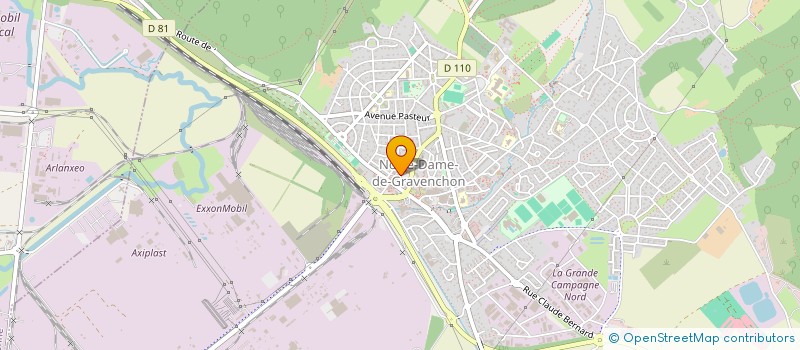 localisation de l'entreprise AUX DELICES DE GRAVENCHON  PORT-JEROME-SUR-SEINE