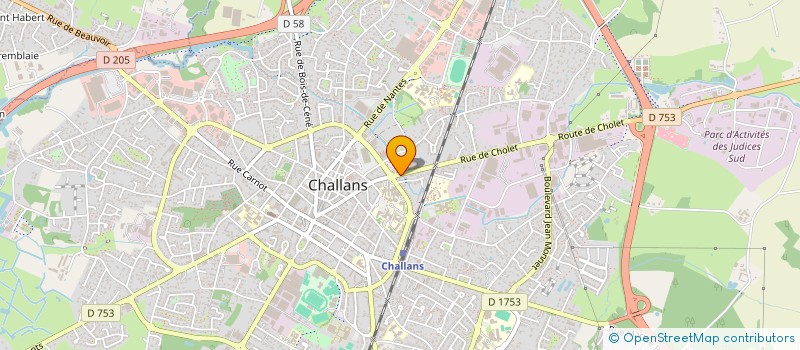 localisation de l'entreprise AUX DELICES DE JADE à CHALLANS