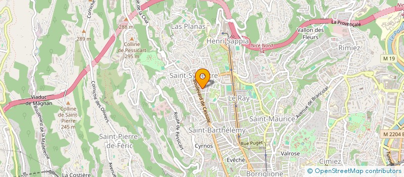 localisation de l'entreprise AUX DELICES DE JEANNE D'ARC à NICE