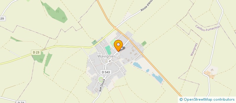 localisation de l'entreprise AUX DELICES DE JULES  FEUQUIERES-EN-VIMEU