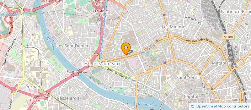 localisation de l'entreprise AUX DELICES DE L'EMBOUCHURE  TOULOUSE