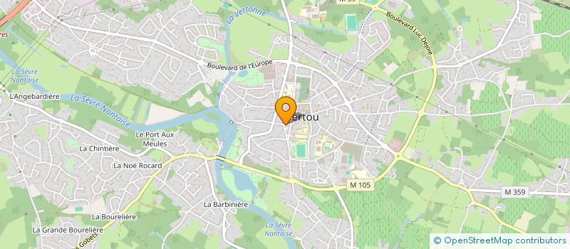 localisation de l'entreprise AUX DELICES DE L'OCEAN  VERTOU