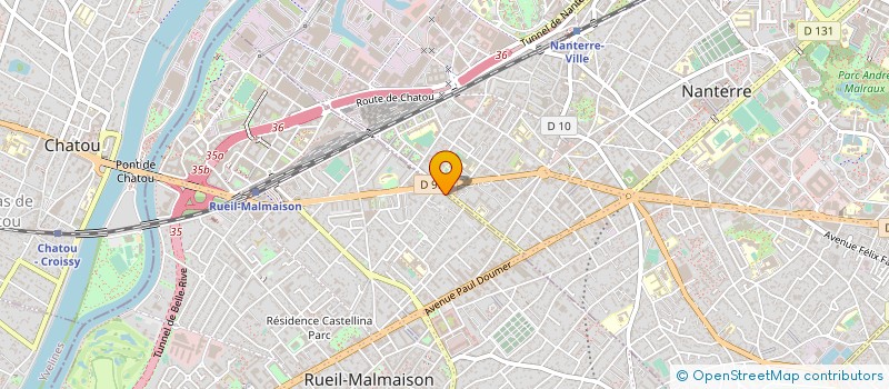 localisation de l'entreprise AUX DELICES DE L'ORIENT à RUEIL-MALMAISON