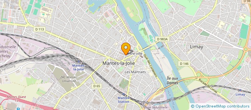 localisation de l'entreprise AUX DELICES DE L ORIENT  MANTES-LA-JOLIE