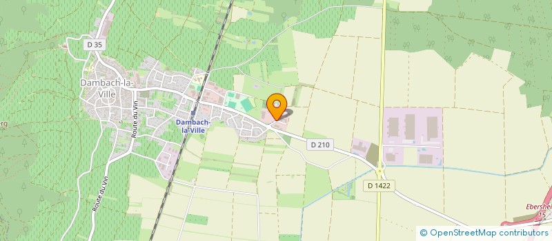 localisation de l'entreprise AUX DELICES DE L'OURS  DAMBACH-LA-VILLE