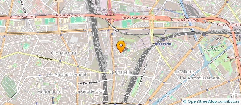 localisation de l'entreprise AUX DELICES DE LA CHAPELLE  PARIS