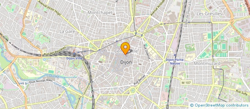 localisation de l'entreprise AUX DELICES DE LA CHOUETTE à DIJON