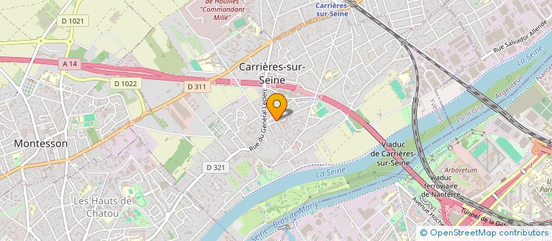 localisation de l'entreprise AUX DELICES DE LA HALLE  CARRIERES-SUR-SEINE