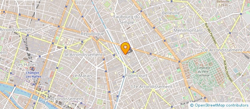 localisation de l'entreprise AUX DELICES DE LA MEDITERRANEE  PARIS