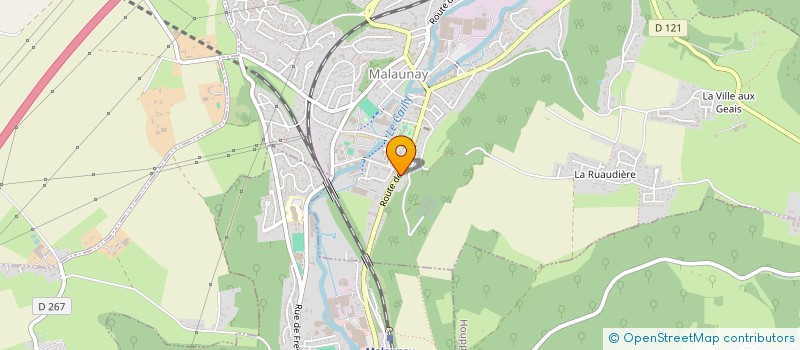 localisation de l'entreprise AUX DELICES DE LA MER  MALAUNAY