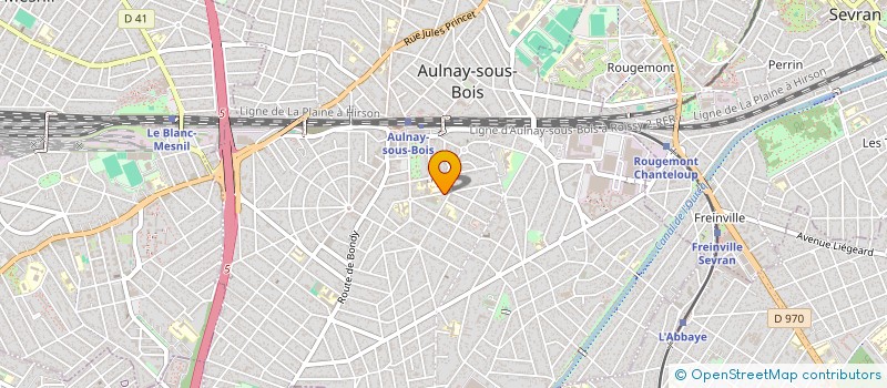 localisation de l'entreprise AUX DELICES DE LA PLACE à AULNAY-SOUS-BOIS