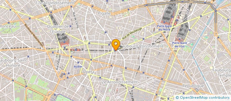 localisation de l'entreprise AUX DELICES DE LA TABLE à PARIS