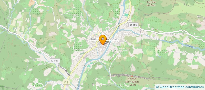 localisation de l'entreprise AUX DELICES DE LEA à BUIS-LES-BARONNIES