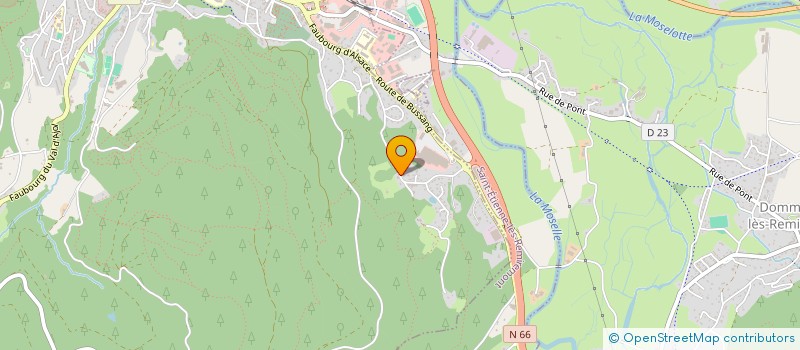 localisation de l'entreprise AUX DELICES DE LEANE à REMIREMONT