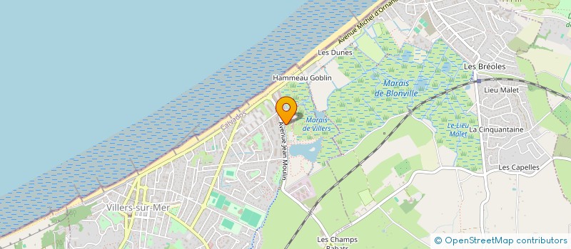 localisation de l'entreprise AUX DELICES DE LENA à VILLERS-SUR-MER