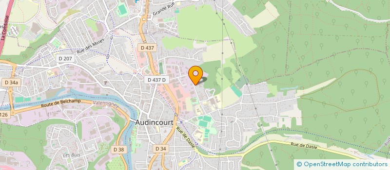 localisation de l'entreprise AUX DELICES DE MAMIE à AUDINCOURT