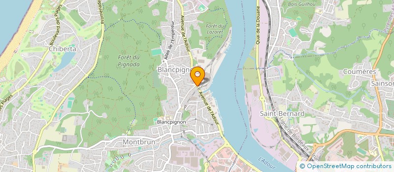 localisation de l'entreprise AUX DELICES DE MAMONE  ANGLET