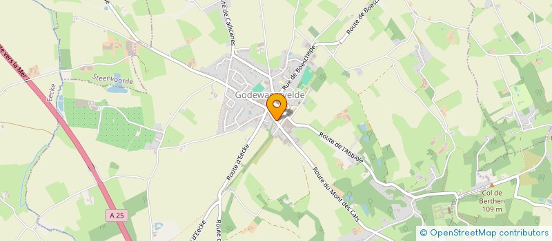 localisation de l'entreprise AUX DELICES DE MARIE  GODEWAERSVELDE