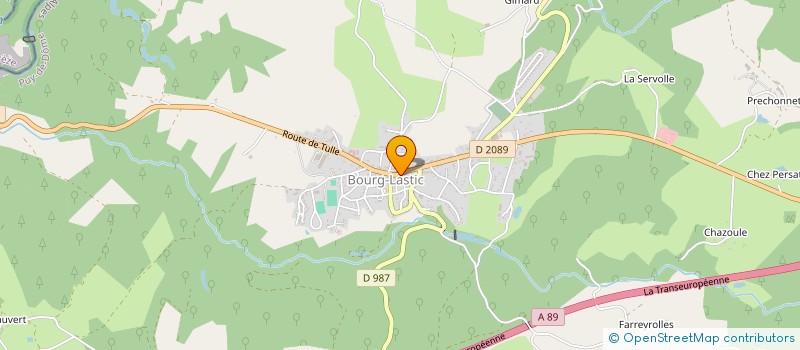 localisation de l'entreprise AUX DELICES DE MOKA  BOURG-LASTIC