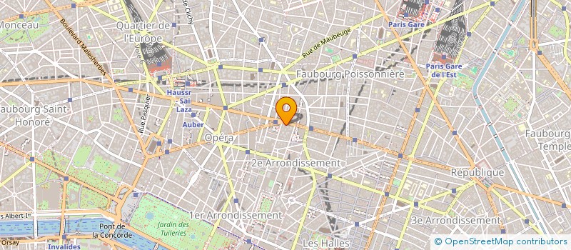 localisation de l'entreprise AUX DELICES DE MONTMARTRE  PARIS