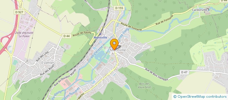localisation de l'entreprise AUX DELICES DE MONTVILLE à MONTVILLE