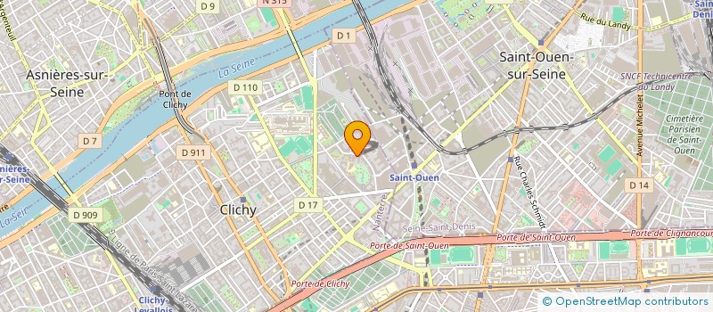 localisation de l'entreprise AUX DELICES DE MOZART à CLICHY