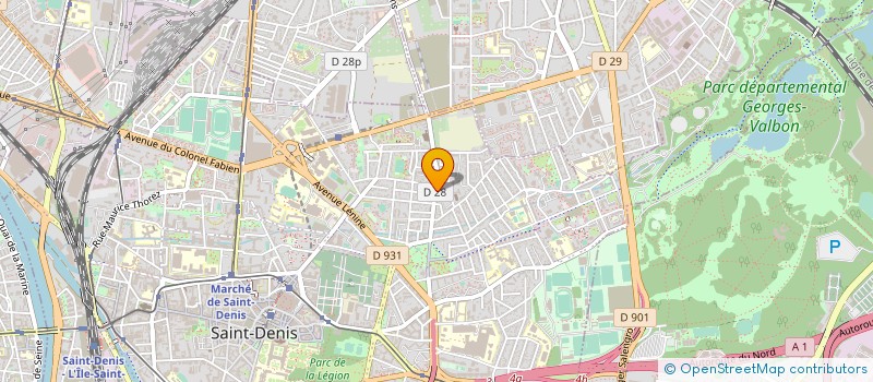 localisation de l'entreprise AUX DELICES DE NEDROMA à SAINT-DENIS
