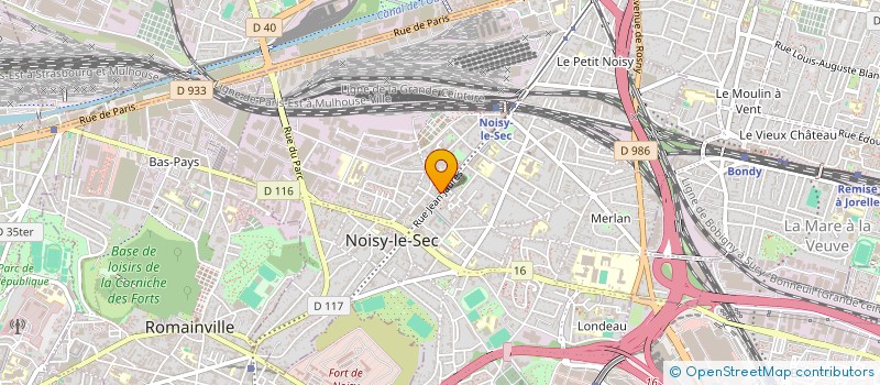 localisation de l'entreprise AUX DELICES DE NOISY à NOISY-LE-SEC